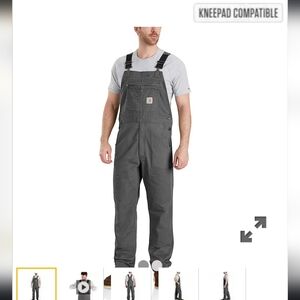 Carhart rugged flex relaxed fit canvas bib overall